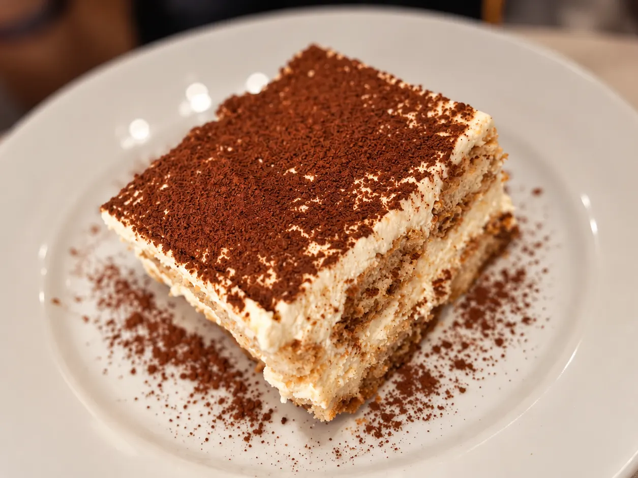 Tiramisù servi chez Perlamatta
